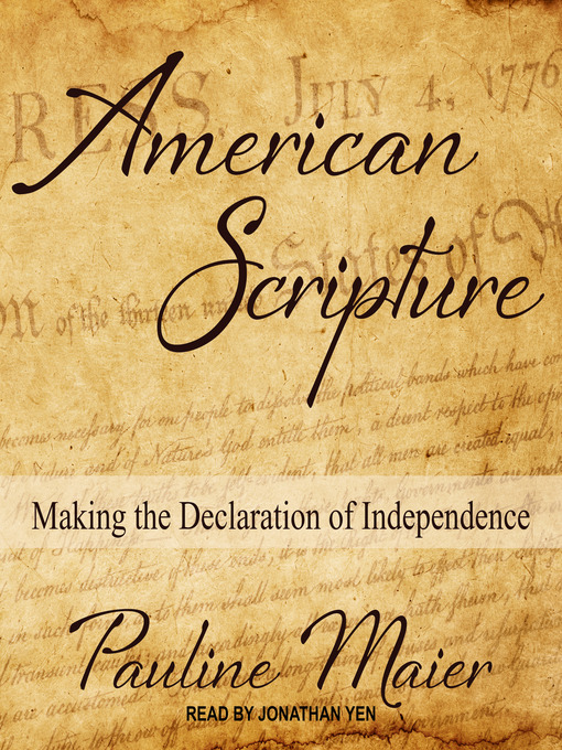 Cover image for American Scripture